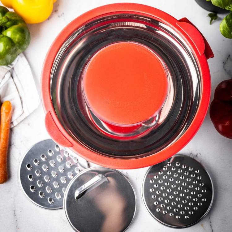 Miska kuchenna wielofunkcyjna tarka do warzyw 24cm 5L 5ele KINGHOFF KH-1889