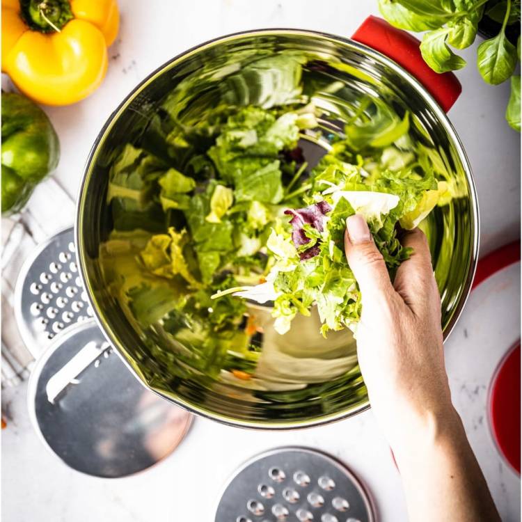 Miska kuchenna wielofunkcyjna tarka do warzyw 24cm 5L 5ele KINGHOFF KH-1889