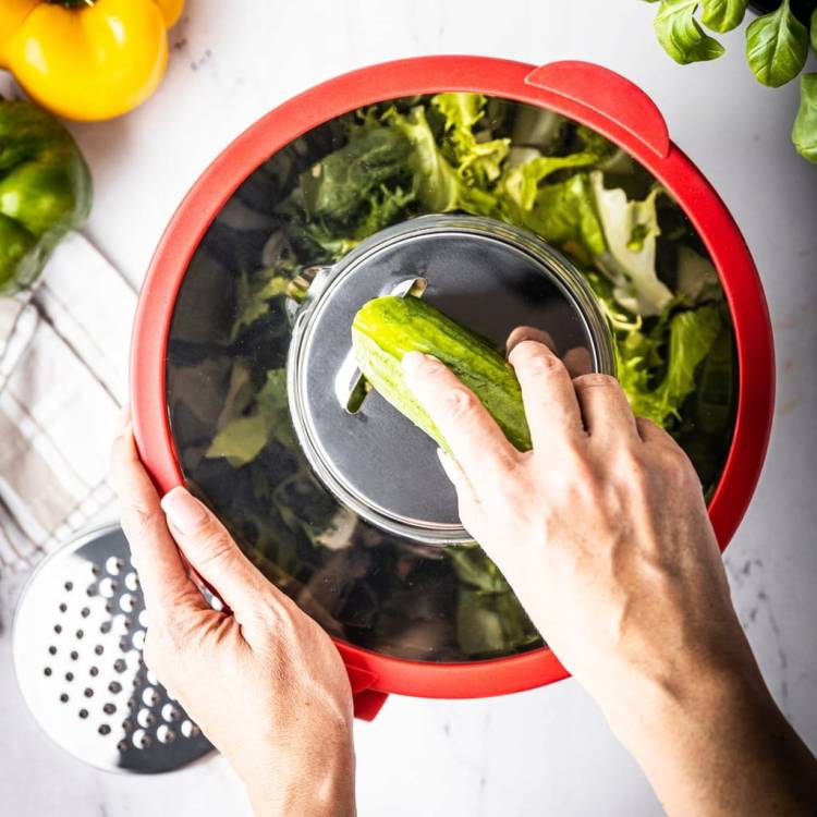 Miska kuchenna wielofunkcyjna tarka do warzyw 24cm 5L 5ele KINGHOFF KH-1889