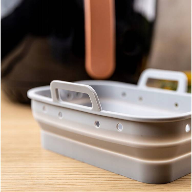 ZESTAW 2x WKŁAD SILIKONOWY PIECZENIA FRYTKOWNICY Beztłuszczowej 22 x 14 cm