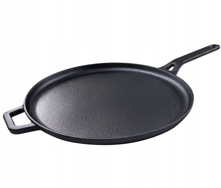Patelnia ŻELIWNA do Naleśników 29 cm Placków INDUKCJA GAZ KINGHOFF KH-1895