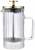 Zaparzacz do kawy herbaty szklany 1litr French Press złoty KLAUSBERG KB7760