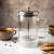 Zaparzacz do kawy herbaty szklany 0,6 L French Press Srebrny KLAUSBERG 7757