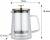 Złoty Zaparzacz do kawy herbaty szklany 0,6 Lit French Press KLAUSBERG 7766