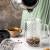 Srebrny Zaparzacz do kawy herbaty szklany 1 Lit French Press KLAUSBERG 7764