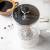 Srebrny Zaparzacz do kawy herbaty szklany 1 Lit French Press KLAUSBERG 7764