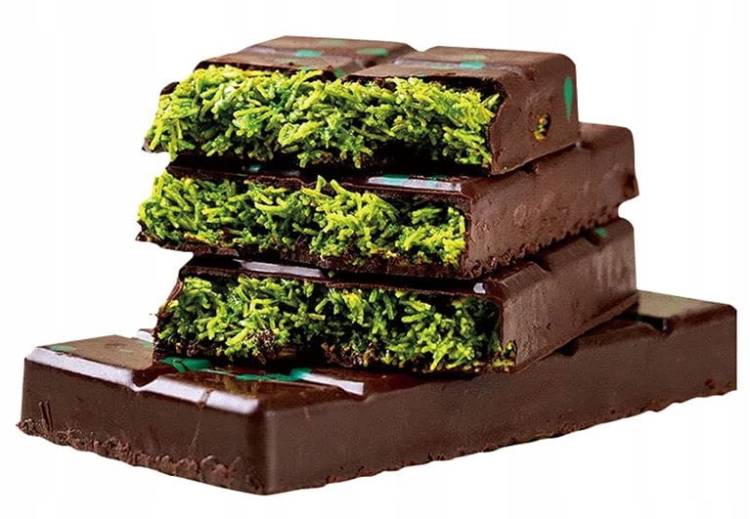 Foremka silikonowa do Dubajskiej czekolady KINGHoff 10 kostek 25x13.5 cm