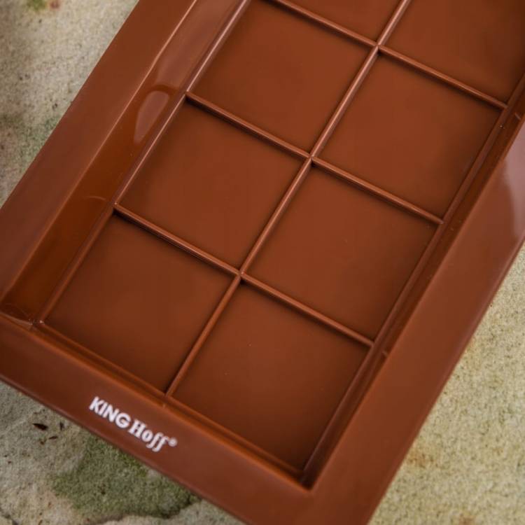 Foremka silikonowa do Dubajskiej czekolady KINGHoff 10 kostek 25x13.5 cm