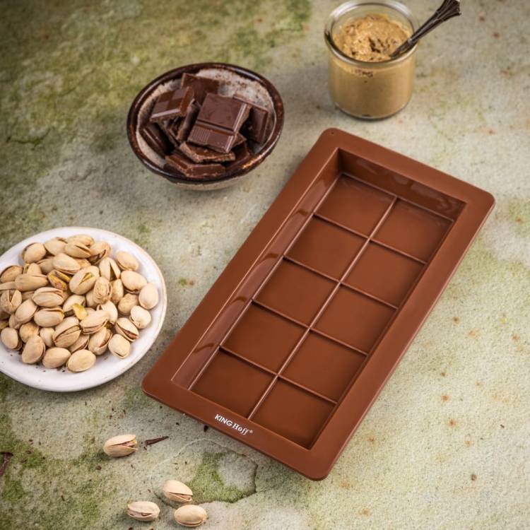 Foremka silikonowa do Dubajskiej czekolady KINGHoff 10 kostek 25x13.5 cm