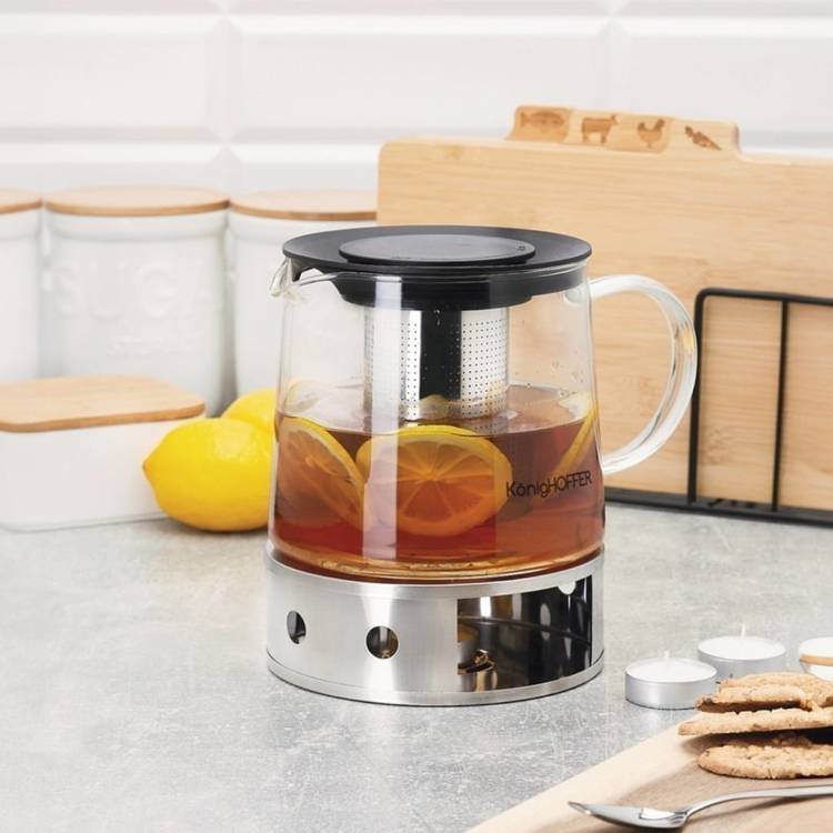 DZBANEK do HERBATY z ZAPARZACZEM i PODGRZEWACZEM Konighoffer Andrea 1,5 l