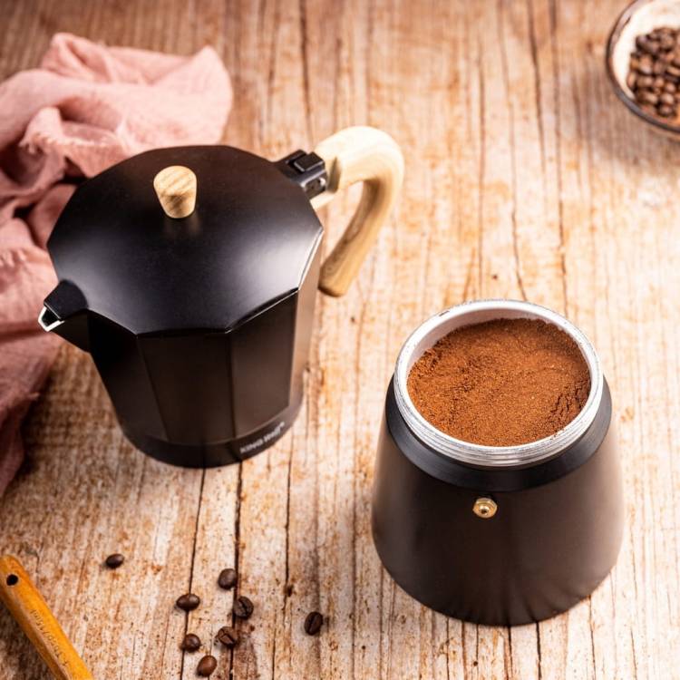 Kawiarka Zaparzacz do Kawy KINGHoff KH-1888 Indukcja 12 Filiżanek Espresso