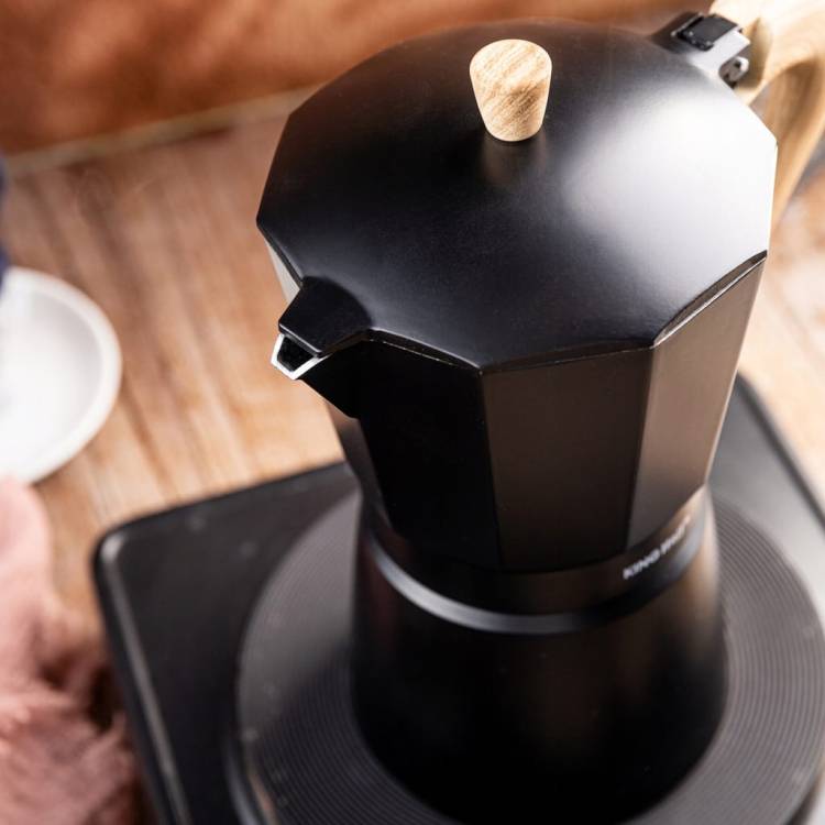 Kawiarka Zaparzacz do Kawy KINGHoff KH-1888 Indukcja 12 Filiżanek Espresso