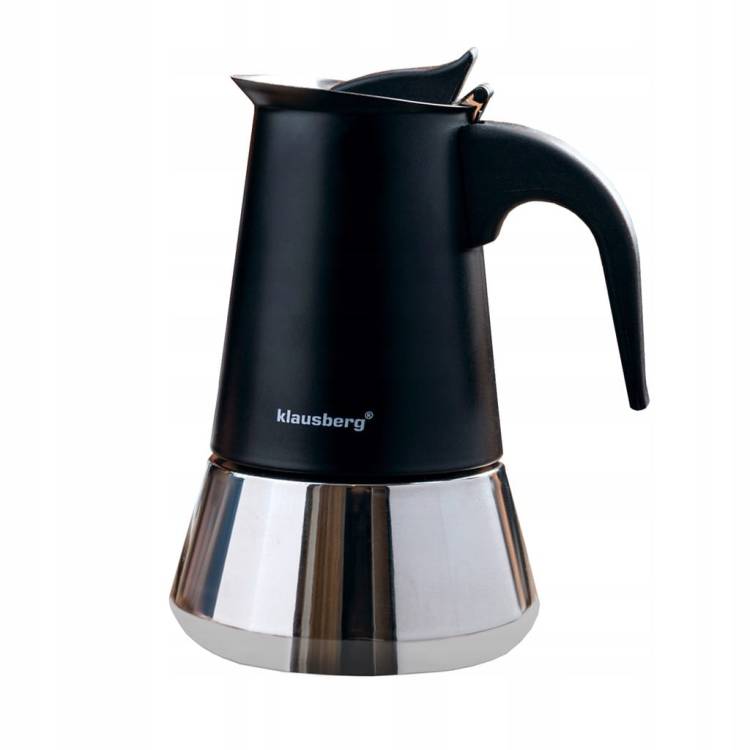 Kawiarka Klausberg KB-7844 stalowa do indukcji Gaz espresso 4 filiżanki