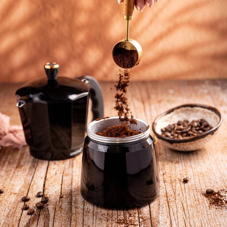 Kawiarka Zaparzacz KINGHoff KH-1883 6 filiżanek Do indukcji Espresso 300 ml