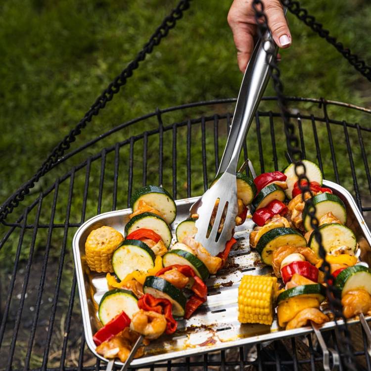 Taca do Grillowania ze Stali Nierdzewnej 34,2x24,5 cm Grill KINGHoff 1916