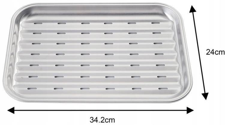 Taca do Grillowania ze Stali Nierdzewnej 34,2x24,5 cm Grill KINGHoff 1916