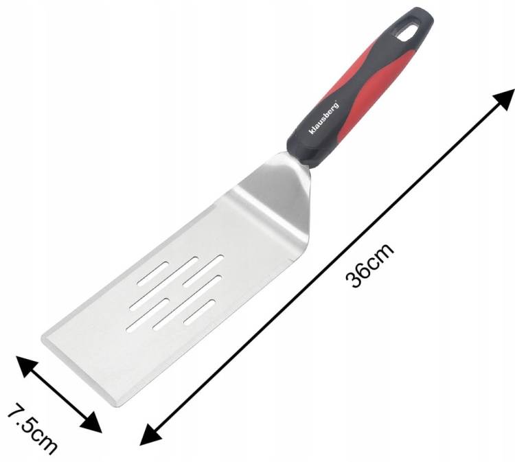 KLAUSBERG KB-7897 Łopatka grillowa 36 cm stal nierdzewna BBQ Do Grila Duża