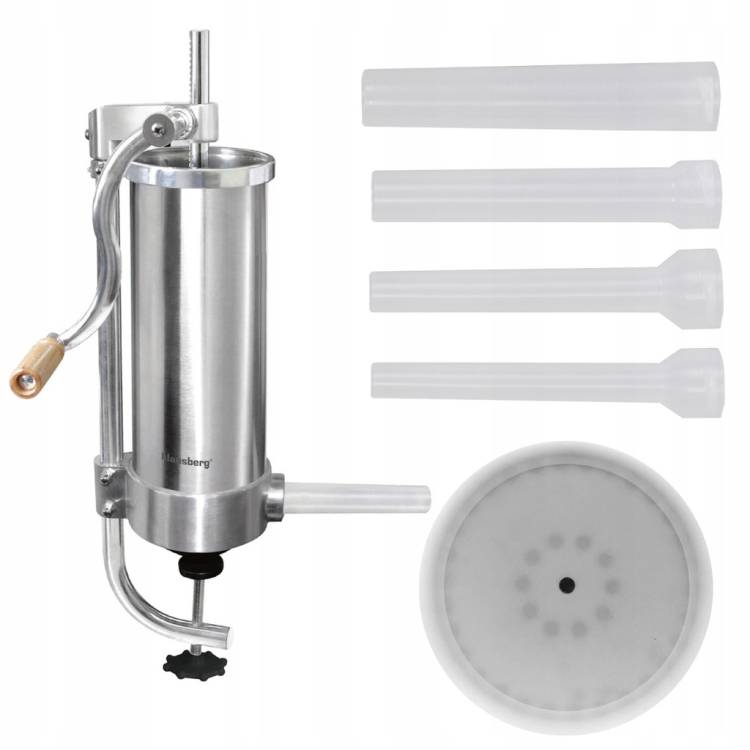 NADZIEWARKA do kiełbas 3 kg stal nierdzewna Maszynka Szpryca KLAUSBERG