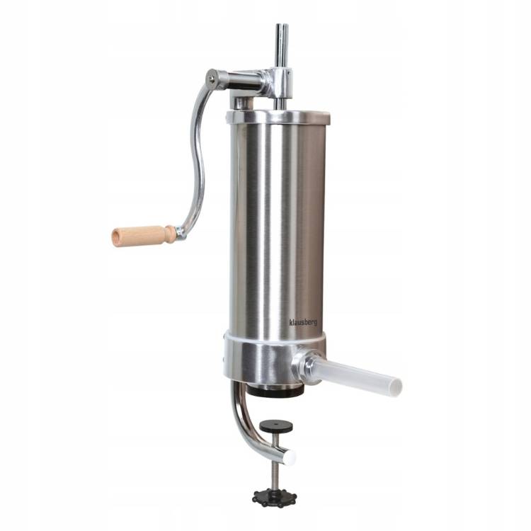 NADZIEWARKA do kiełbas 3 kg stal nierdzewna Maszynka Szpryca KLAUSBERG