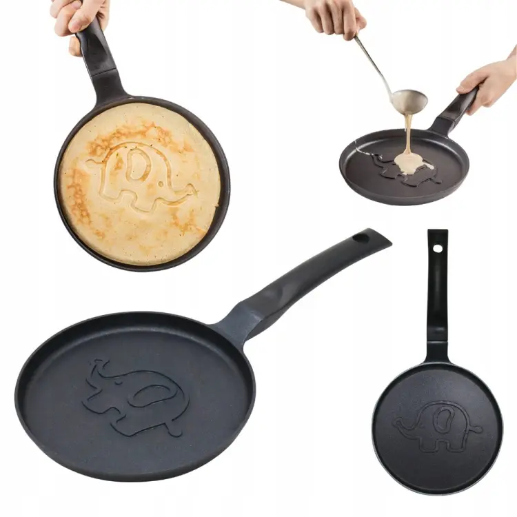 Patelnia do naleśników 18 cm KLAUSBERG indukcja powłoka non-stick SŁONIK