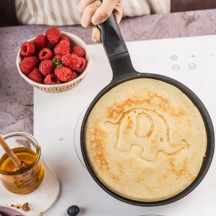 Patelnia do naleśników 18 cm KLAUSBERG indukcja powłoka non-stick SŁONIK