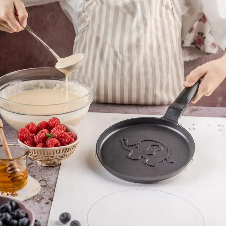 Patelnia do naleśników 18 cm KLAUSBERG indukcja powłoka non-stick SŁONIK