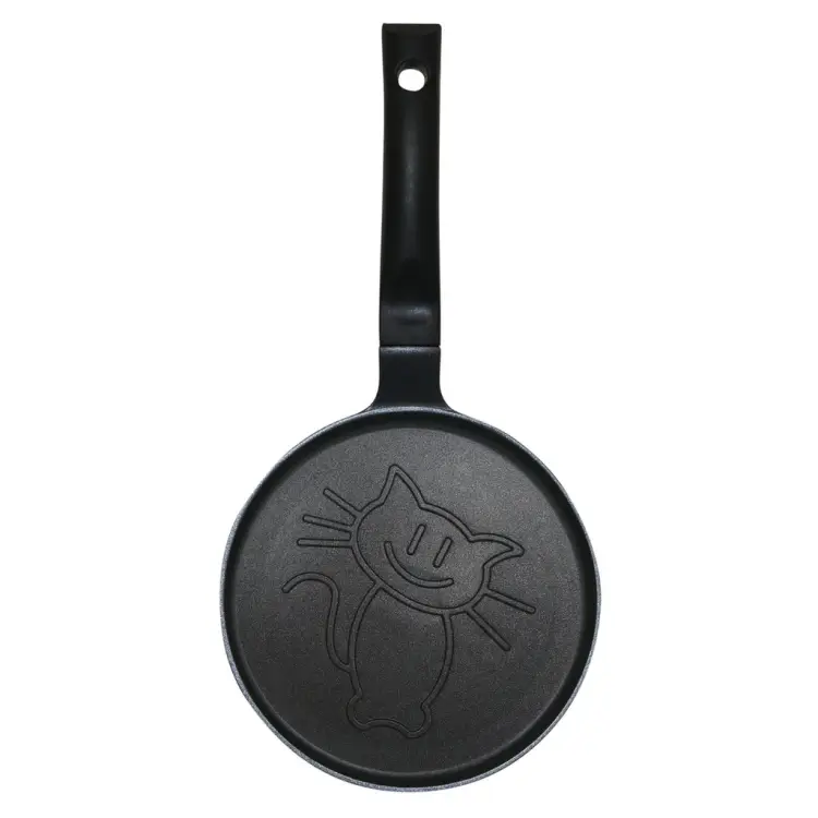 Klausberg KB-7973 patelnia 18 cm do pankejków z tłoczonym KOTKIEM Indukcja