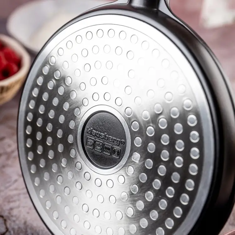 Patelnia naleśnikowa Klausberg Ø18 cm – słoneczko, non-stick, indukcja Gaz