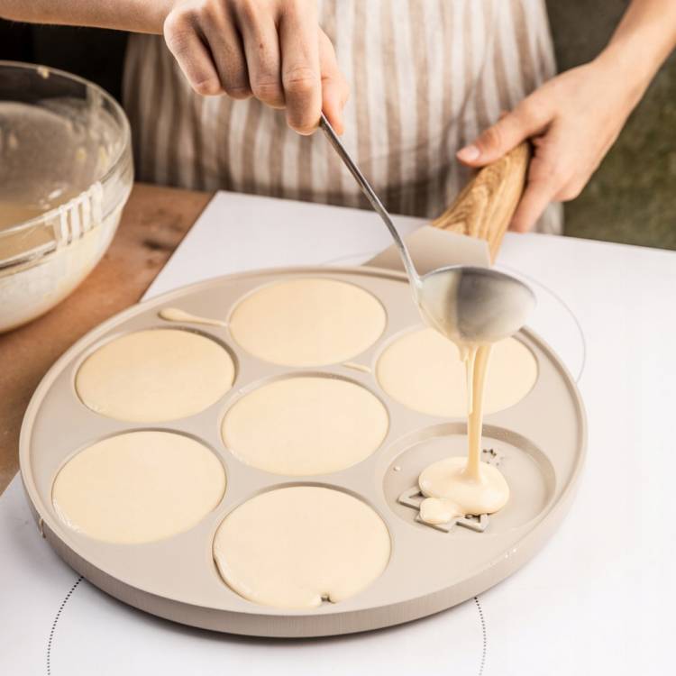 Patelnia do pankejków Klausberg ŚWIĄTECZNA 7 wzorów, indukcja, non-stick