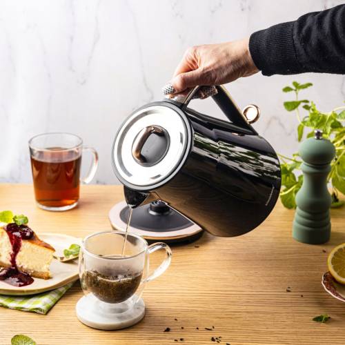 Czajnik elektryczny Klausberg KB-9015 1.7L stal Nierdzewna 304 Czarny