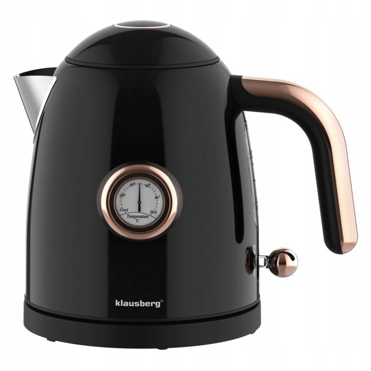 Czajnik elektryczny Klausberg KB-9017 1.0L Retro termometr Bezprzewodowy