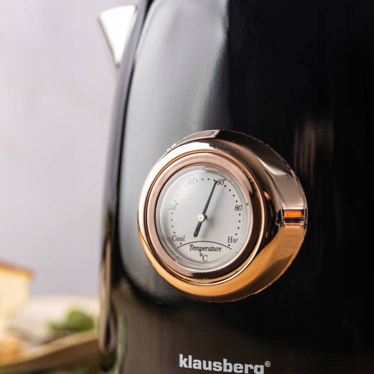 Czajnik elektryczny Klausberg KB-9017 1.0L Retro termometr Bezprzewodowy