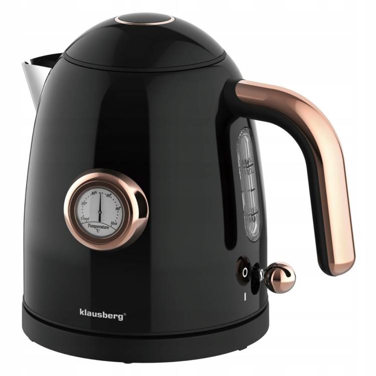 Czajnik elektryczny Klausberg KB-9017 1.0L Retro termometr Bezprzewodowy