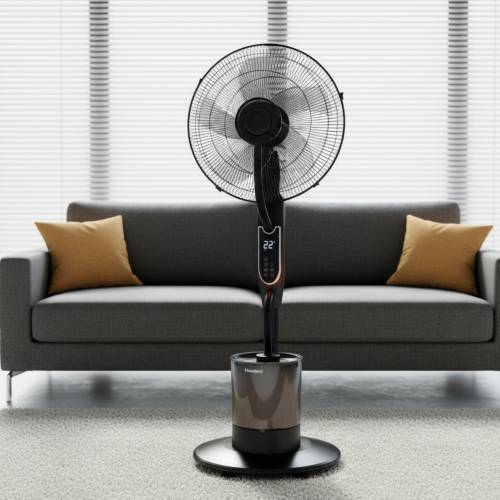 Wentylator mgiełkowy z Nawilżaczem KLAUSBERG KB-9034 16" LED 5L pilot timer