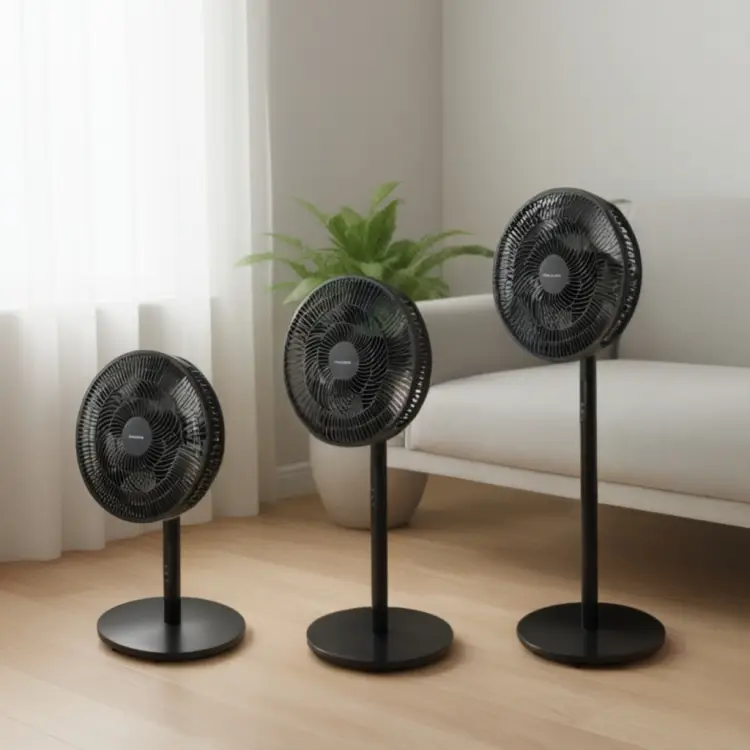 Wentylator Podłogowy stojący KLAUSBERG KB9041 z PILOTEM 40 cm LED 50W Timer