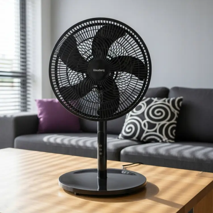 Wentylator Podłogowy stojący KLAUSBERG KB9041 z PILOTEM 40 cm LED 50W Timer