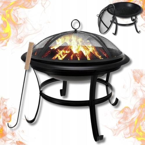Palenisko ogrodowe Pogrzebacz grill ognisko 54,5cm SOLIDNE Stalowe KINGHoff