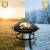 Palenisko ogrodowe Pogrzebacz grill ognisko 54,5cm SOLIDNE Stalowe KINGHoff