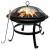 Palenisko ogrodowe Pogrzebacz grill ognisko 54,5cm SOLIDNE Stalowe KINGHoff