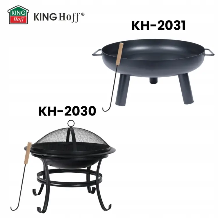 Palenisko ogrodowe Pogrzebacz grill ognisko 54,5cm SOLIDNE Stalowe KINGHoff
