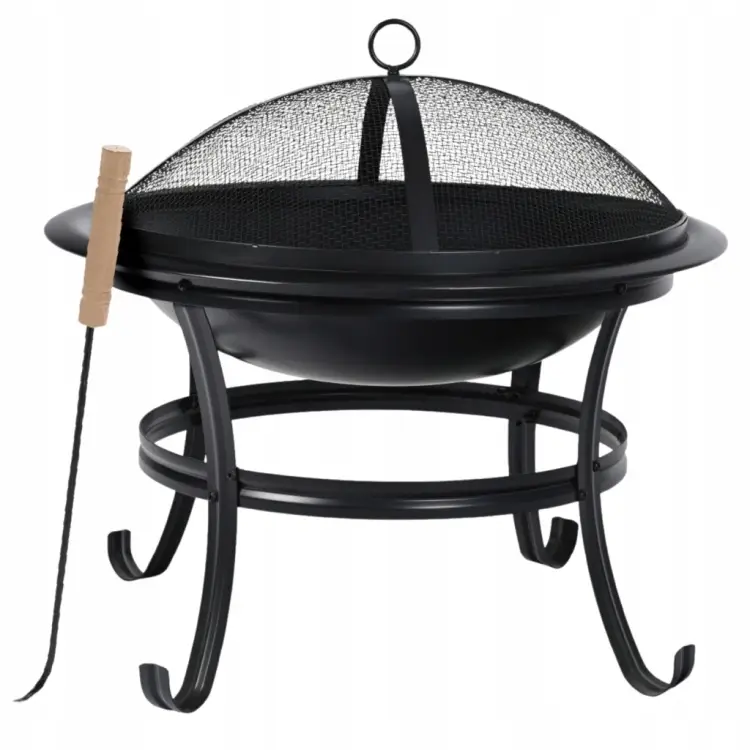 Palenisko ogrodowe Pogrzebacz grill ognisko 54,5cm SOLIDNE Stalowe KINGHoff