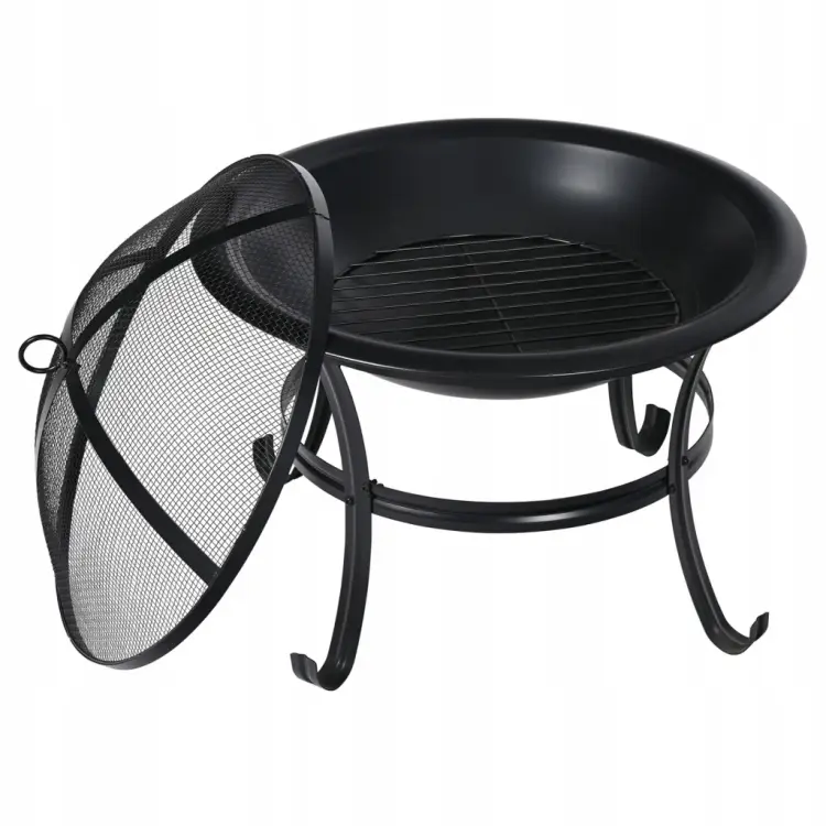 Palenisko ogrodowe Pogrzebacz grill ognisko 54,5cm SOLIDNE Stalowe KINGHoff