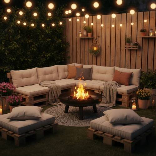 Palenisko ogrodowe DUŻE Solidne 60cm grill ognisko stalowe KINGHOFF