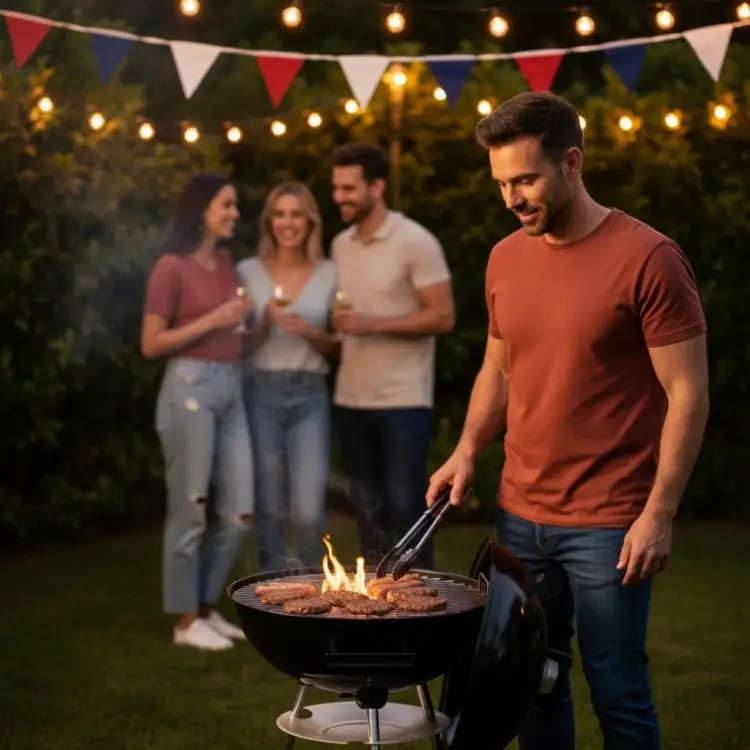 Grill węglowy ogrodowy KINGHOFF KH-2033 z Pokrywą 41 cm na Kółkach Ruszt