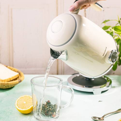 Czajnik elektryczny Bezprzewodowy Termometr 1,7L LED stal 304 KLAUSBERG