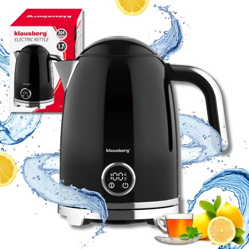 Czajnik elektryczny Bezprzewodowy KLAUSBERG Termometr 1,7L LED stal 304