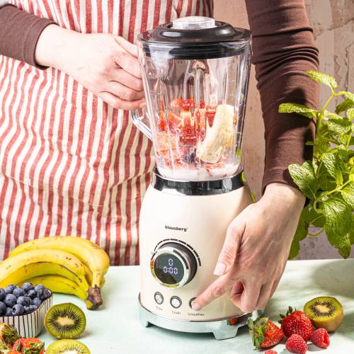 Blender kielichowy 1,5L 600W LED Smoothie Mikser Kruszy Lód KLAUSBERG