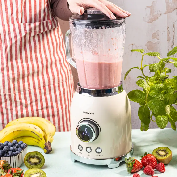 Blender kielichowy 1,5L 600W LED Smoothie Mikser Kruszy Lód KLAUSBERG