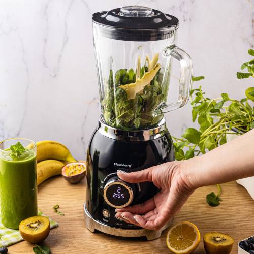 Blender kielichowy 1,5L KLAUSBERG 600W LED Smoothie Mikser Kruszy Lód