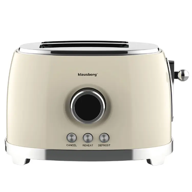 Toster na 2 kromki LED 850W rozmrażanie Opiekacz Tosty KLAUSBERG KB-9026
